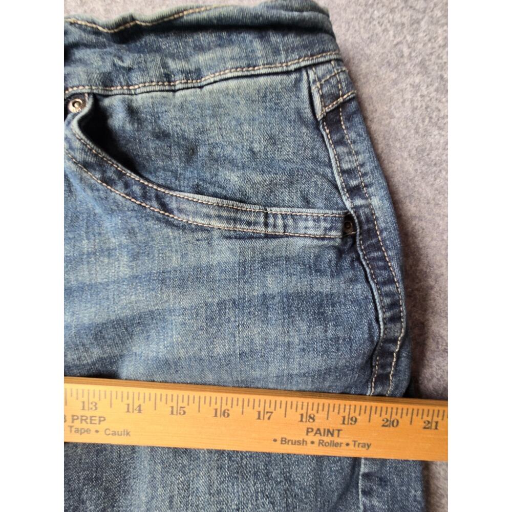 Original Berne Men's Work Jeans Blue Denim Straight Leg Whiskered 32x32.5 - Picture 10 of 15